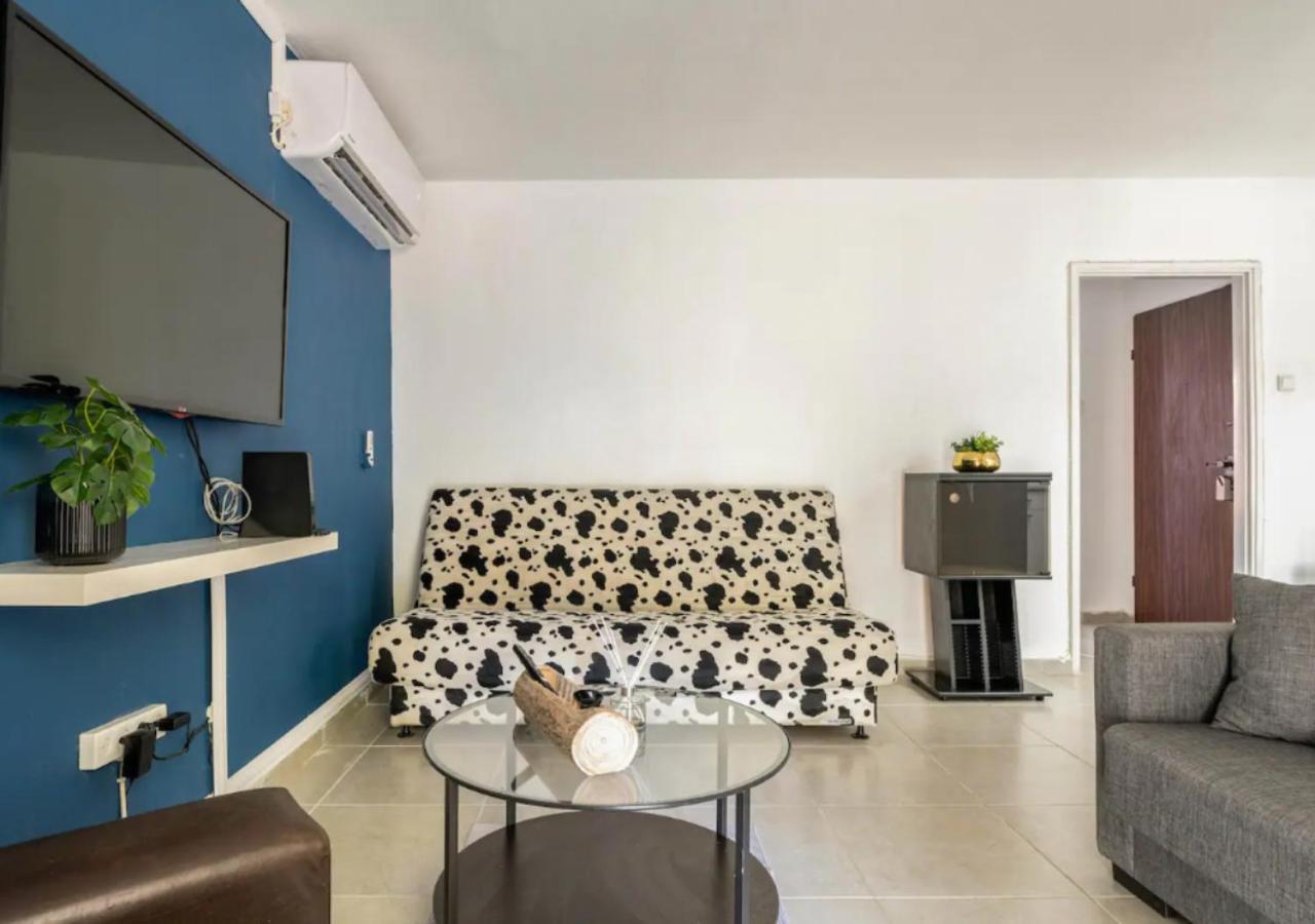 Central 1Br Oasis, Fast Fiber Wifi, Free Parking, Free Netflix With Shelter Хайфа Екстер'єр фото